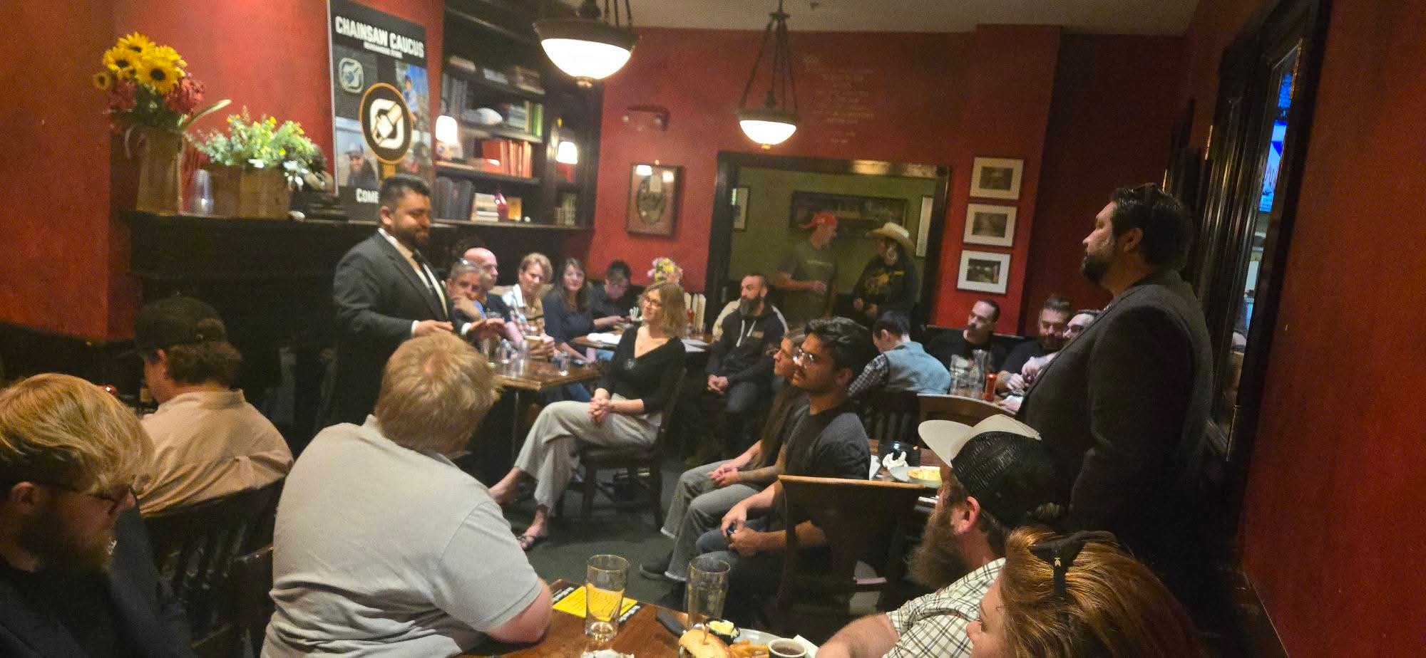 Standing room only — LPEPC monthly meeting