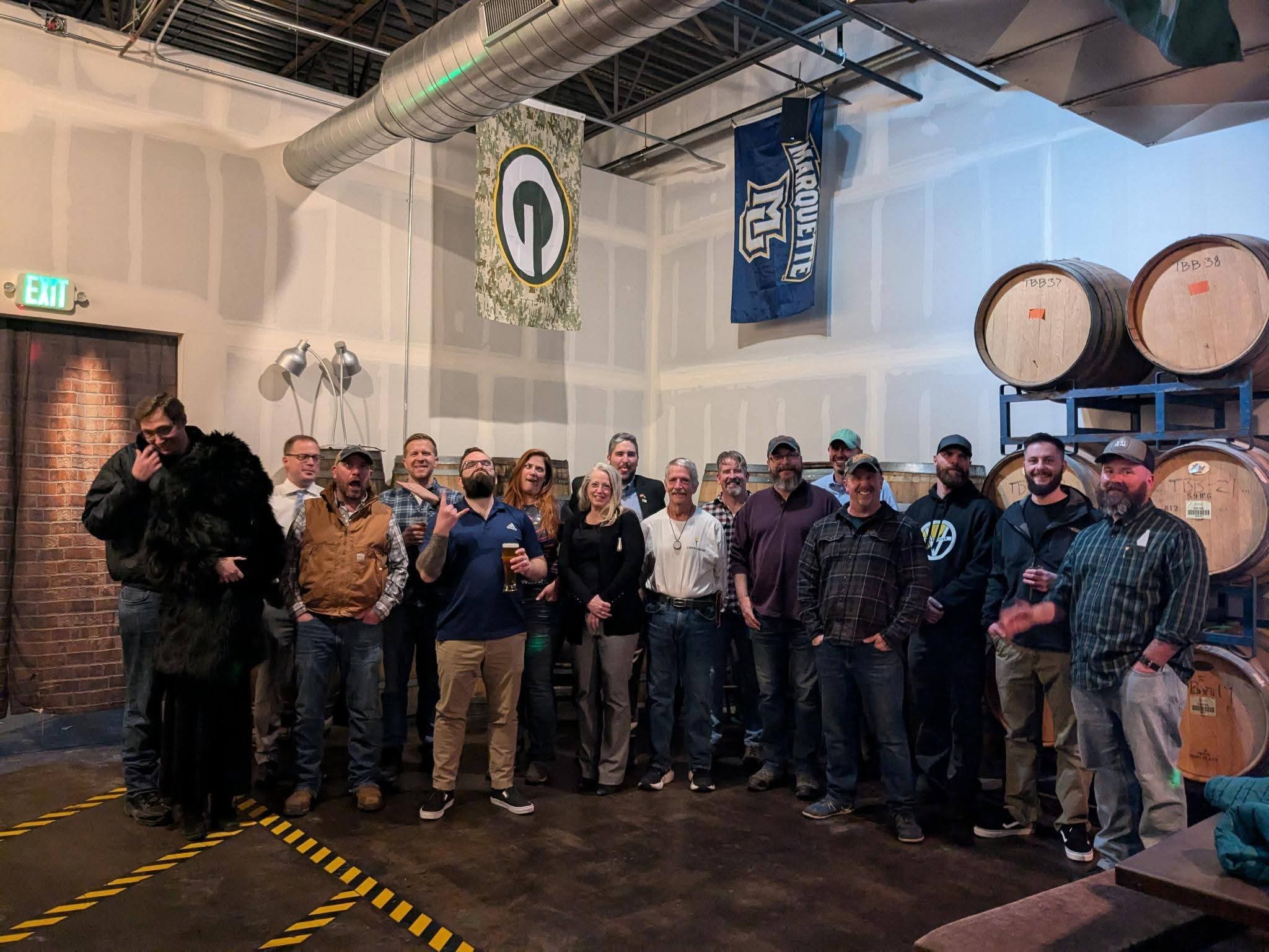 LPEPC members at a local brewery event